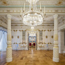 The White Parlour. Handout picture from the Royal Court. For editorial use only, not for sale. Please credit photographer Øivind Möller Bakken, the Royal Court